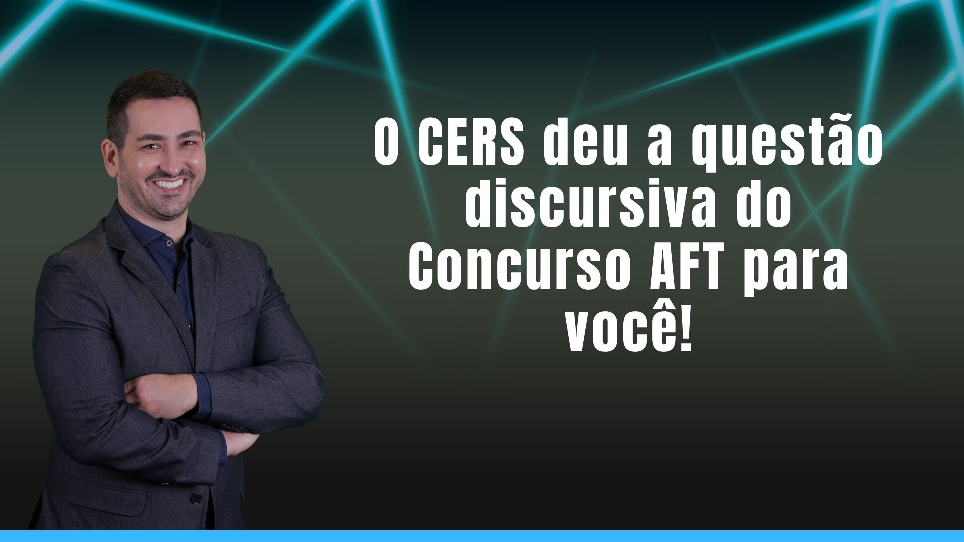 CERS aborda Questão Discursiva do Concurso AFT em aula